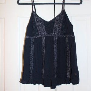 American Eagle Navy Babydoll Tank